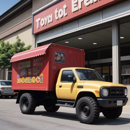 Magasin de jouets camion