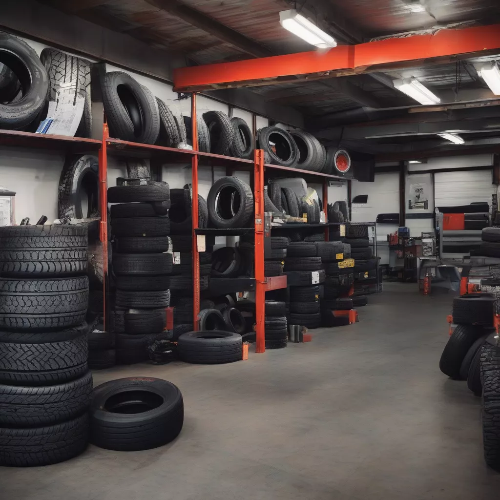 Cửa hàng lốp xe tải