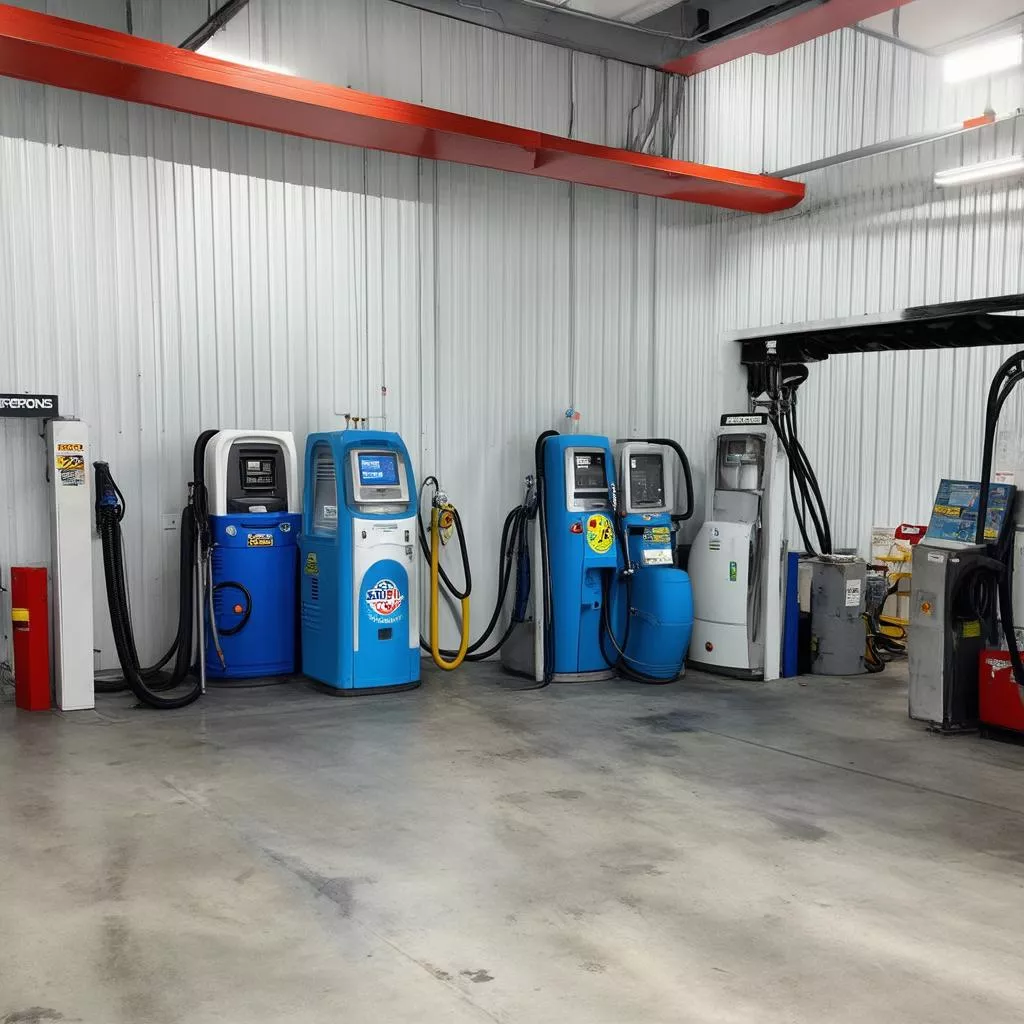 Car wash equipment store in Hanoi