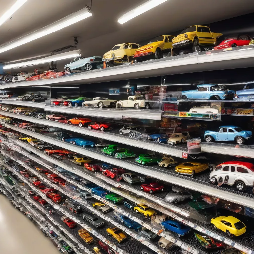 कार मॉडल की दुकान
