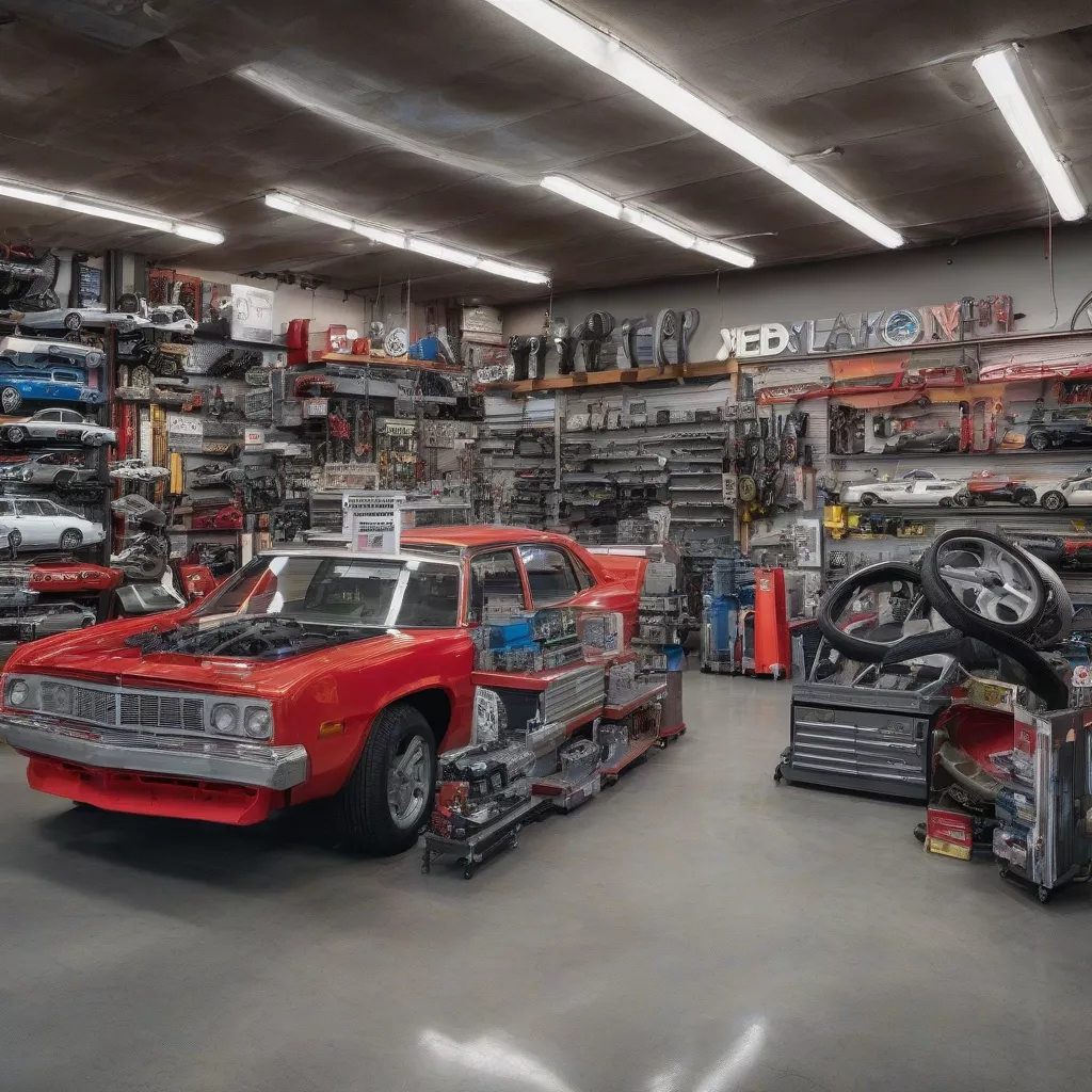 Cửa hàng phụ tùng ô tô