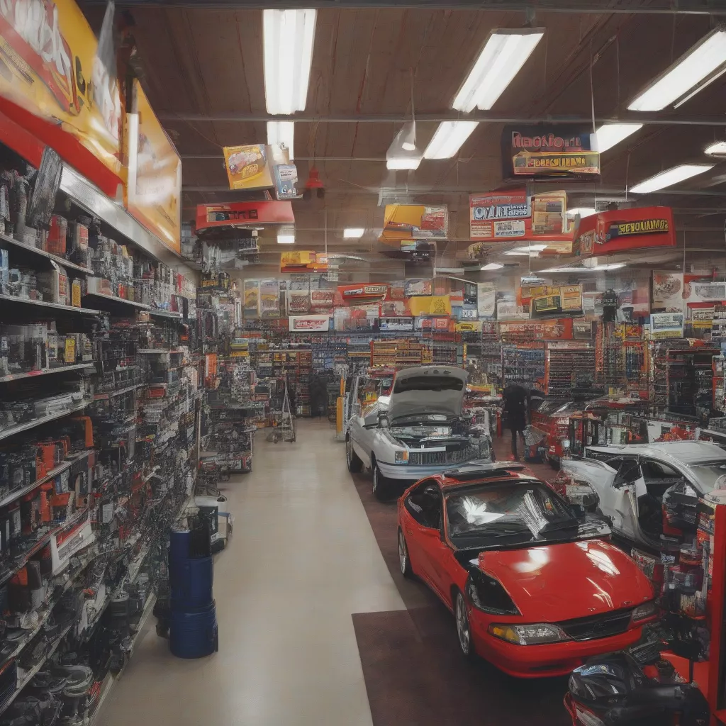 Autoteilegeschäft