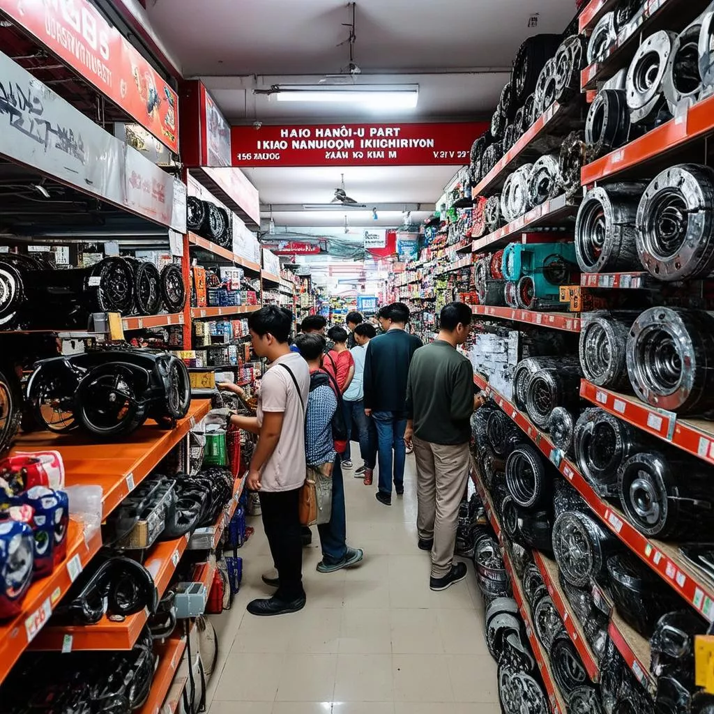 Cửa hàng phụ tùng ô tô