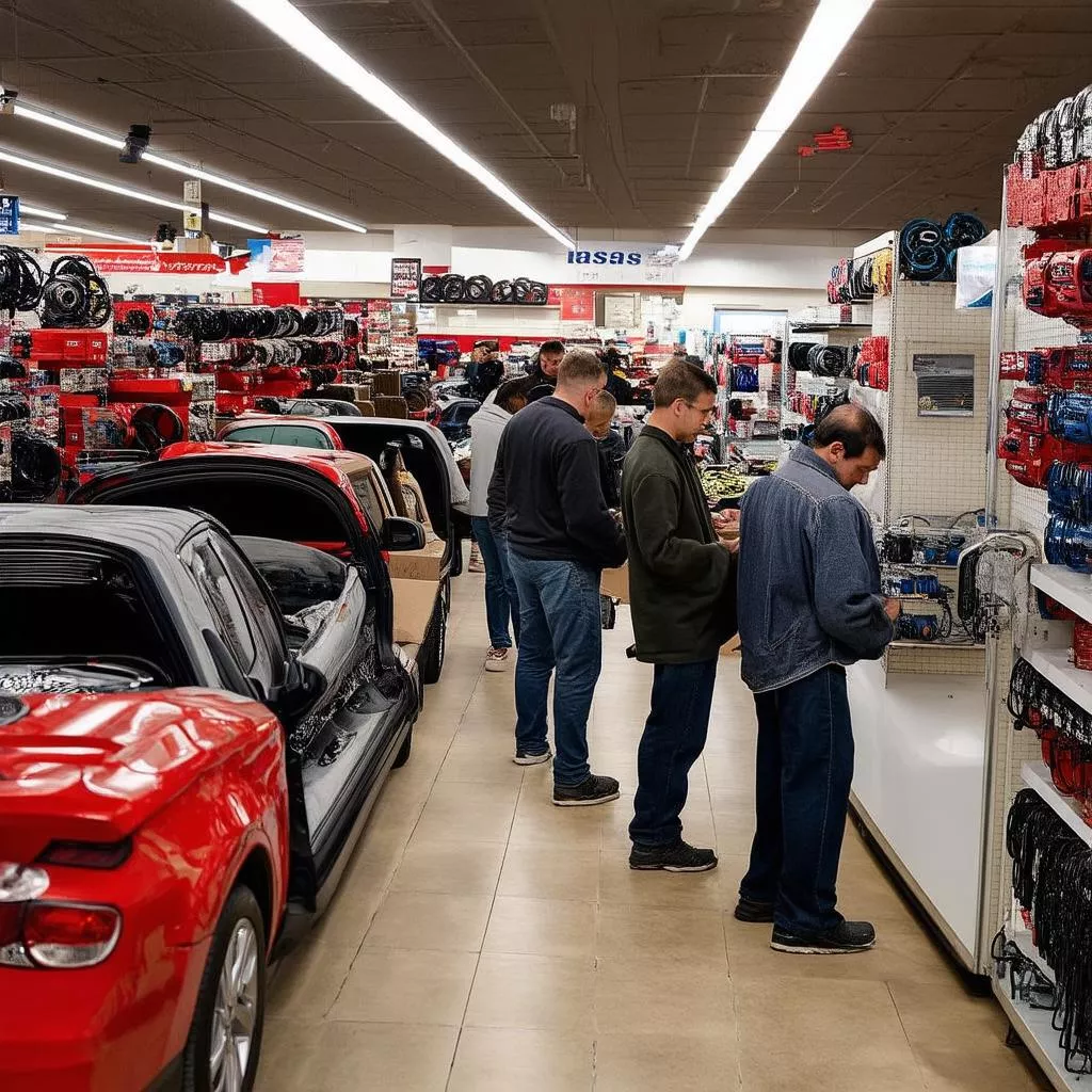 Cửa hàng phụ tùng ô tô