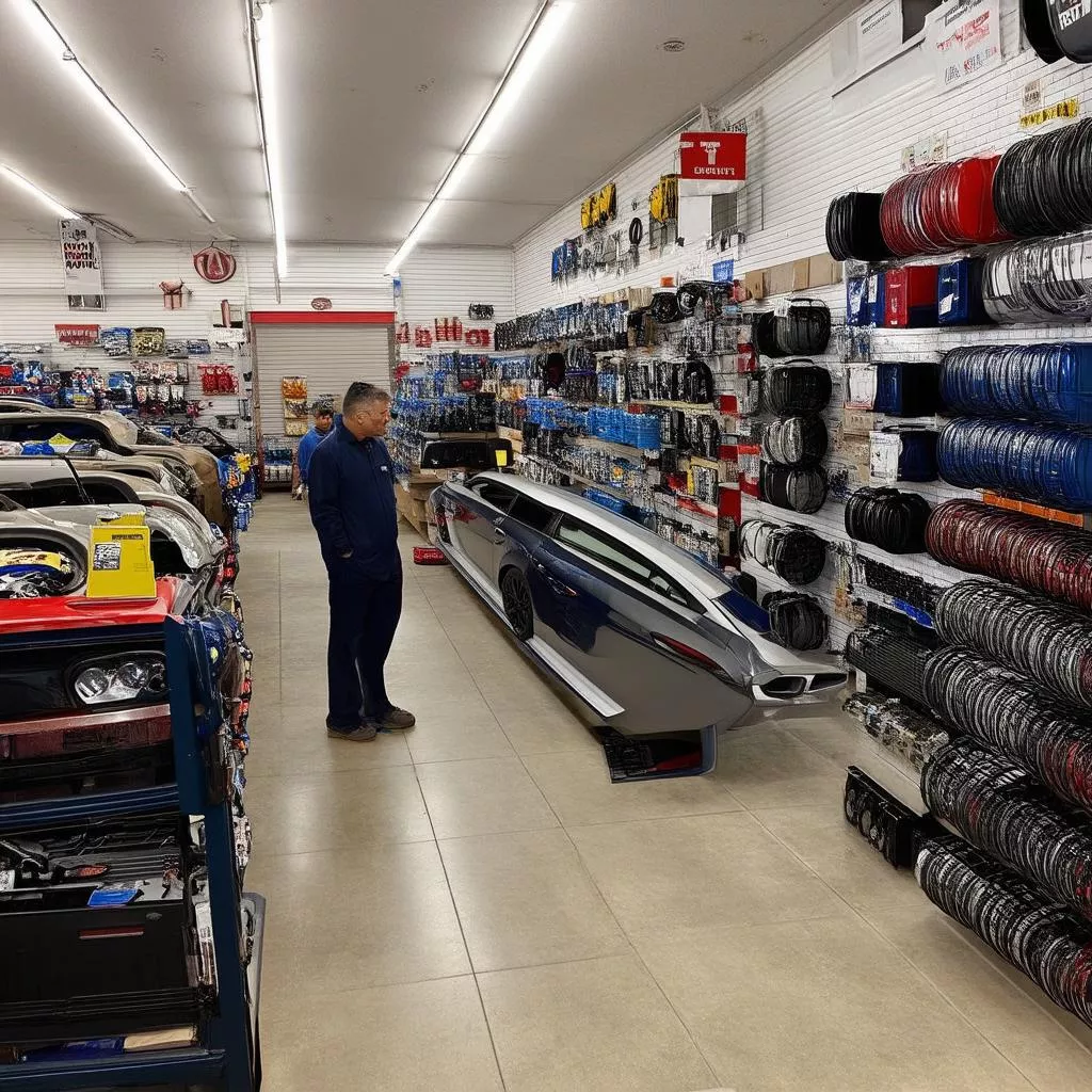 Cửa hàng phụ tùng ô tô