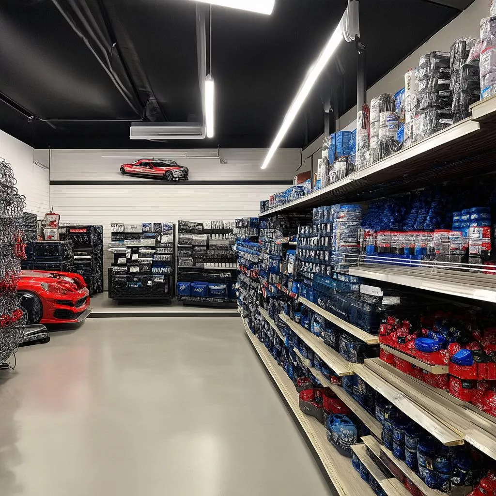 Cửa hàng phụ tùng ô tô