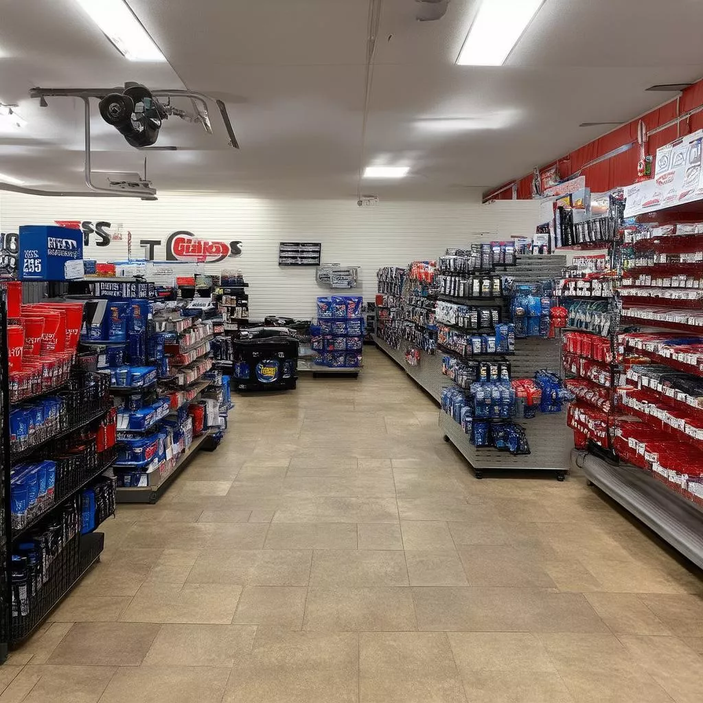 Cửa hàng phụ tùng ô tô