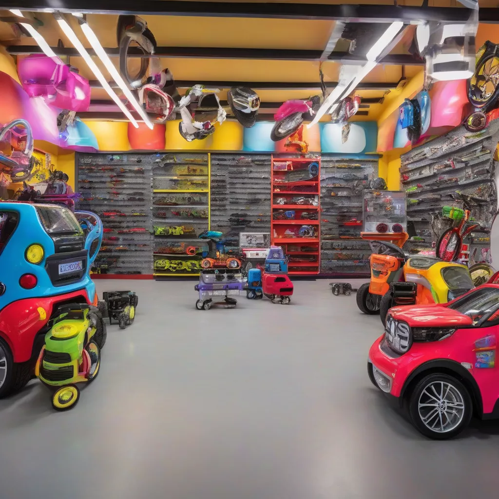 Cửa hàng phụ tùng ô tô điện trẻ em