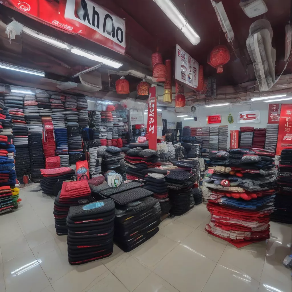 Cửa hàng thảm sàn ô tô tại Hà Nội