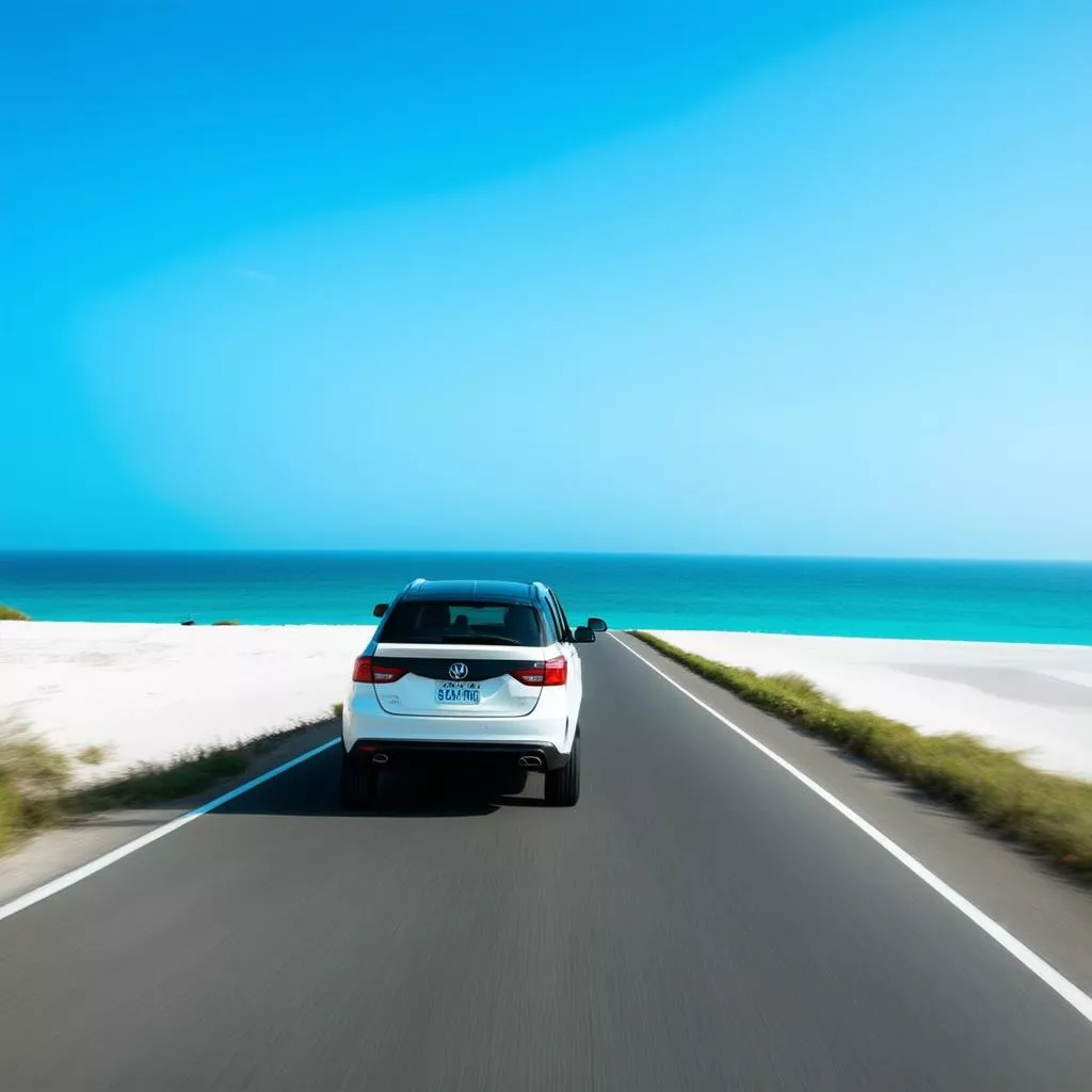 Coastal highway drive