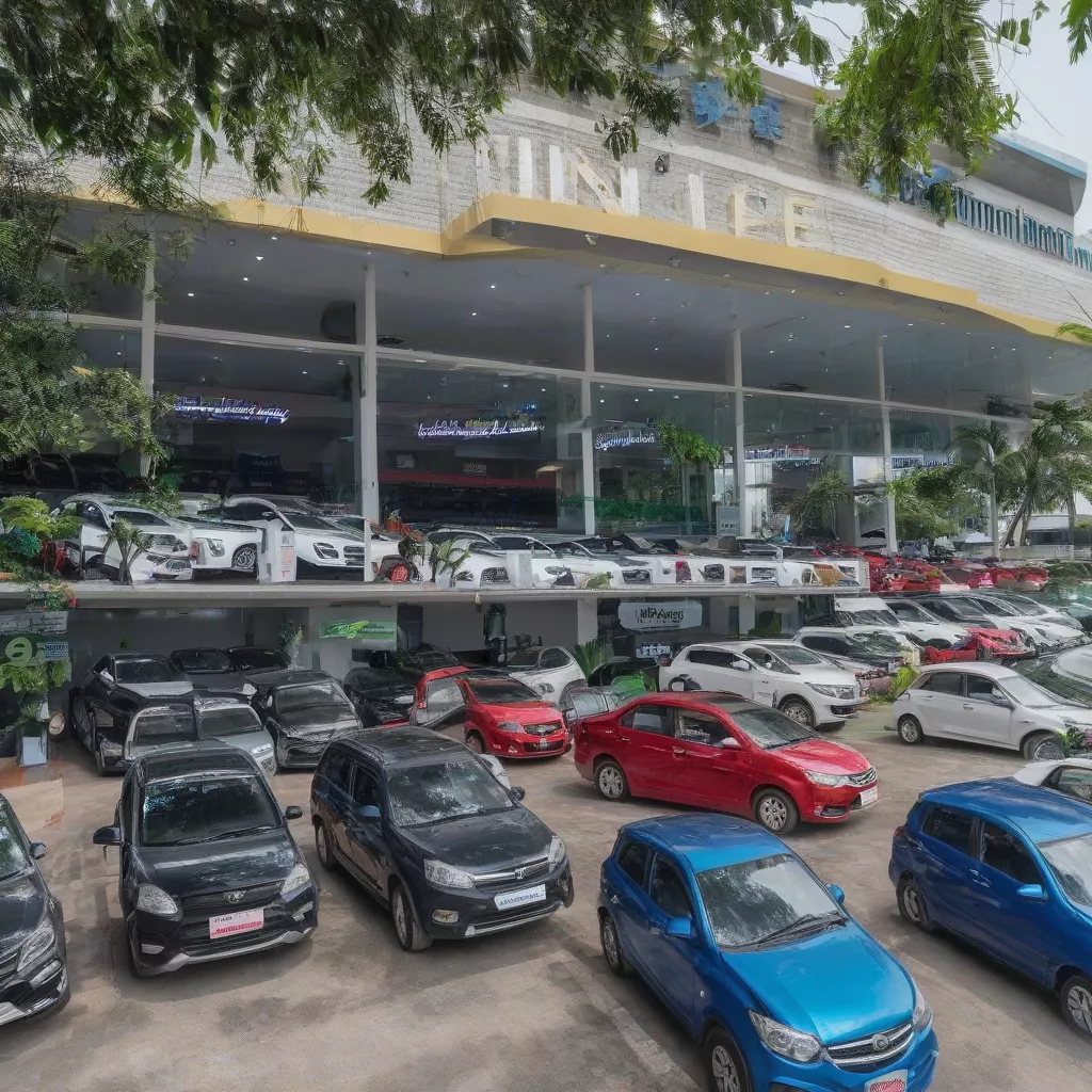 Car dealership in Ninh Binh