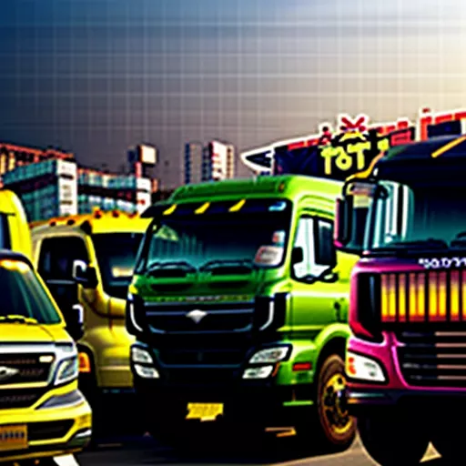 LKW-Händler in Hanoi