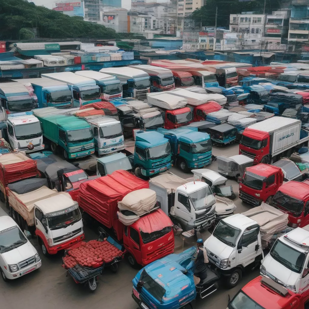 Concessionaria di camion ad Hanoi