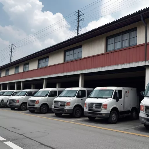 आधुनिक ट्रकों से भरा XE TẢI HÀ NỘI डीलरशिप