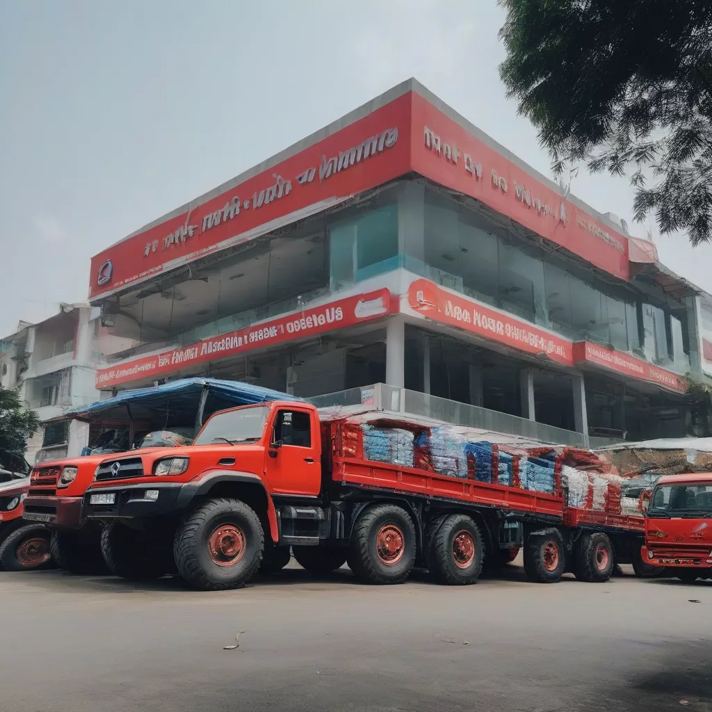 Truck dealership in Hanoi