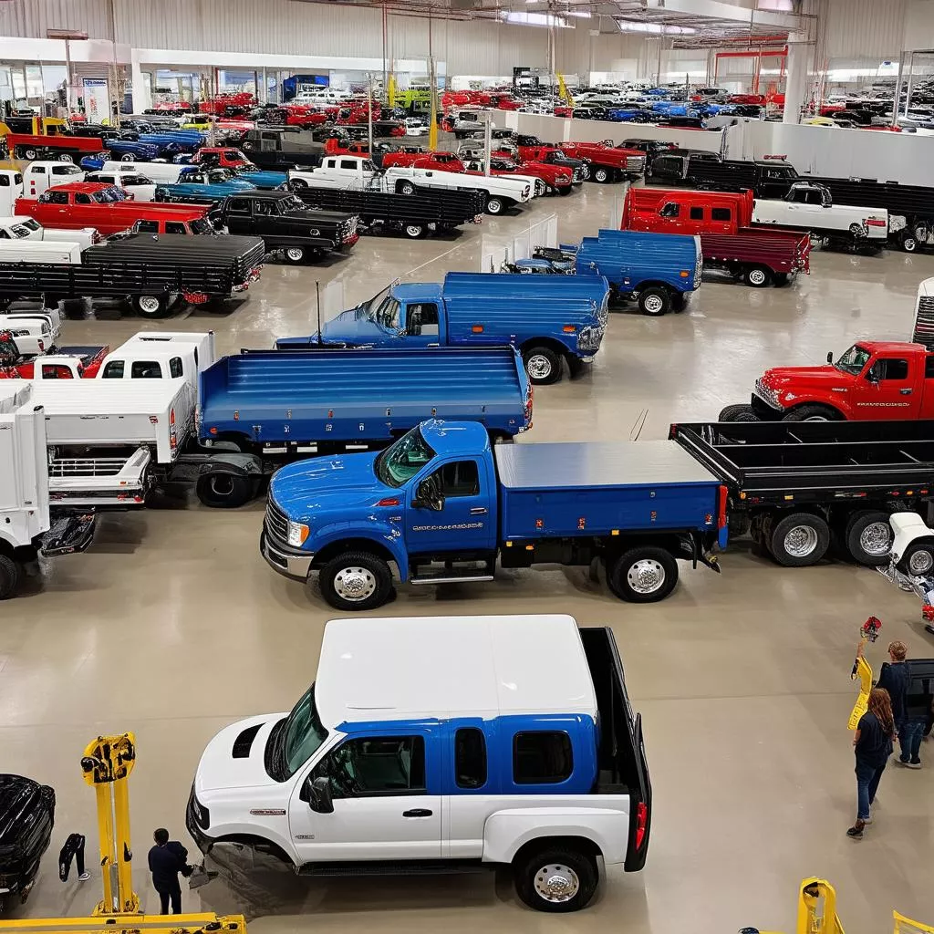 Truck dealership in Hanoi