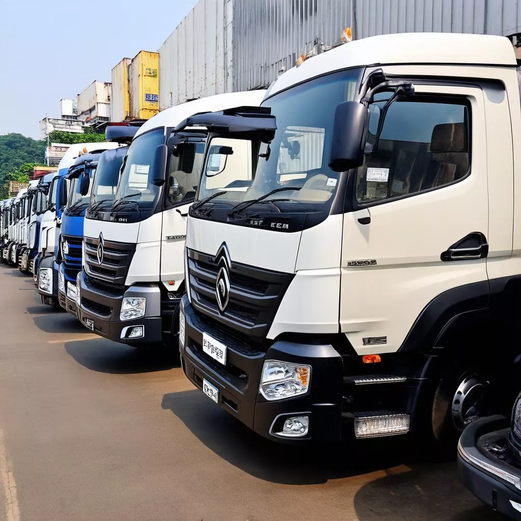 Truck dealership in Hanoi