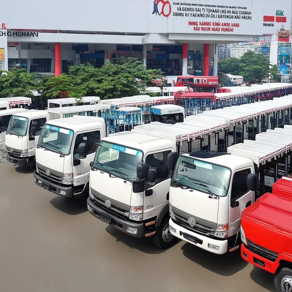 Đại lý xe tải tại Hà Nội