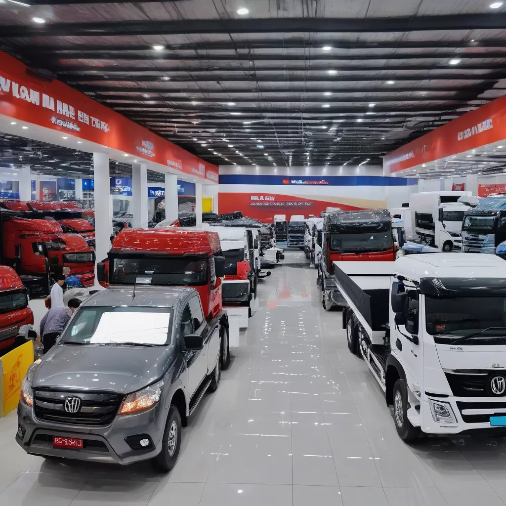 Truck dealership in Hai Phong