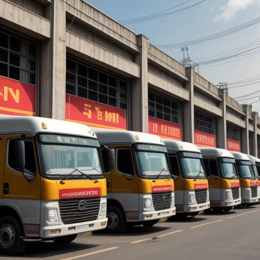 Thaco truck dealership in Hanoi