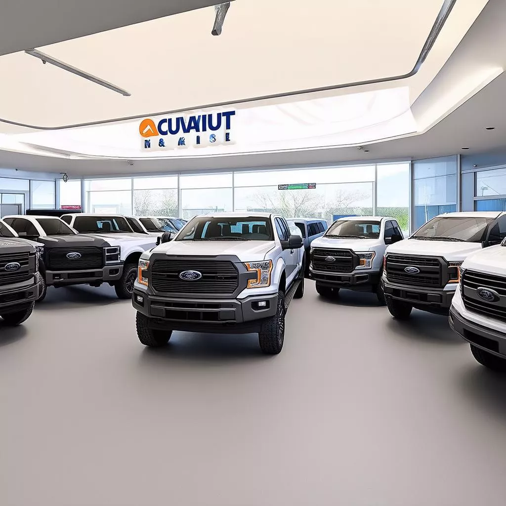 Image of a reputable truck dealership