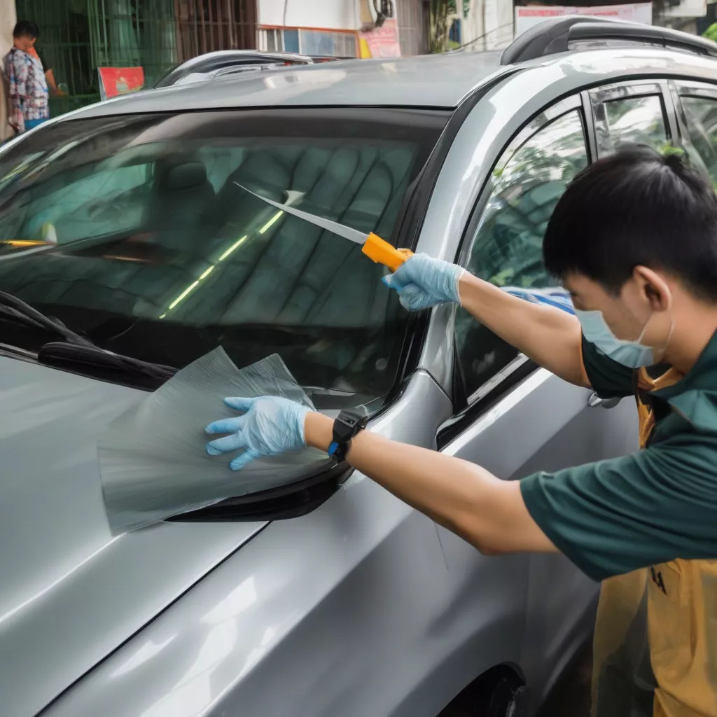 Dán phim cách nhiệt ô tô tại Hà Nội
