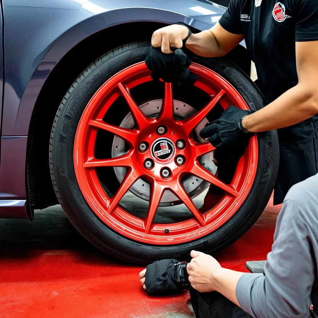 Dán viền lazang ô tô tại Hà Nội