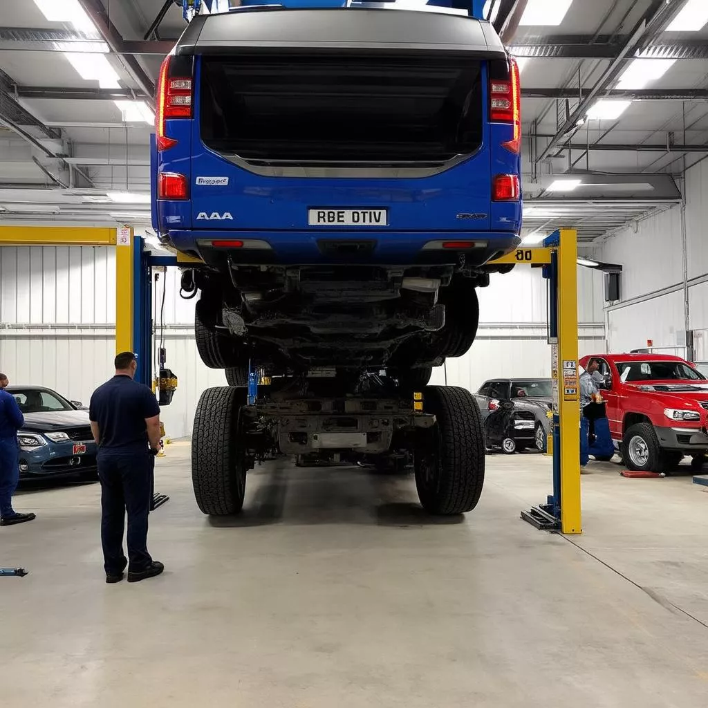 Revisione di un camion