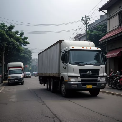 Truck inspection in Hanoi