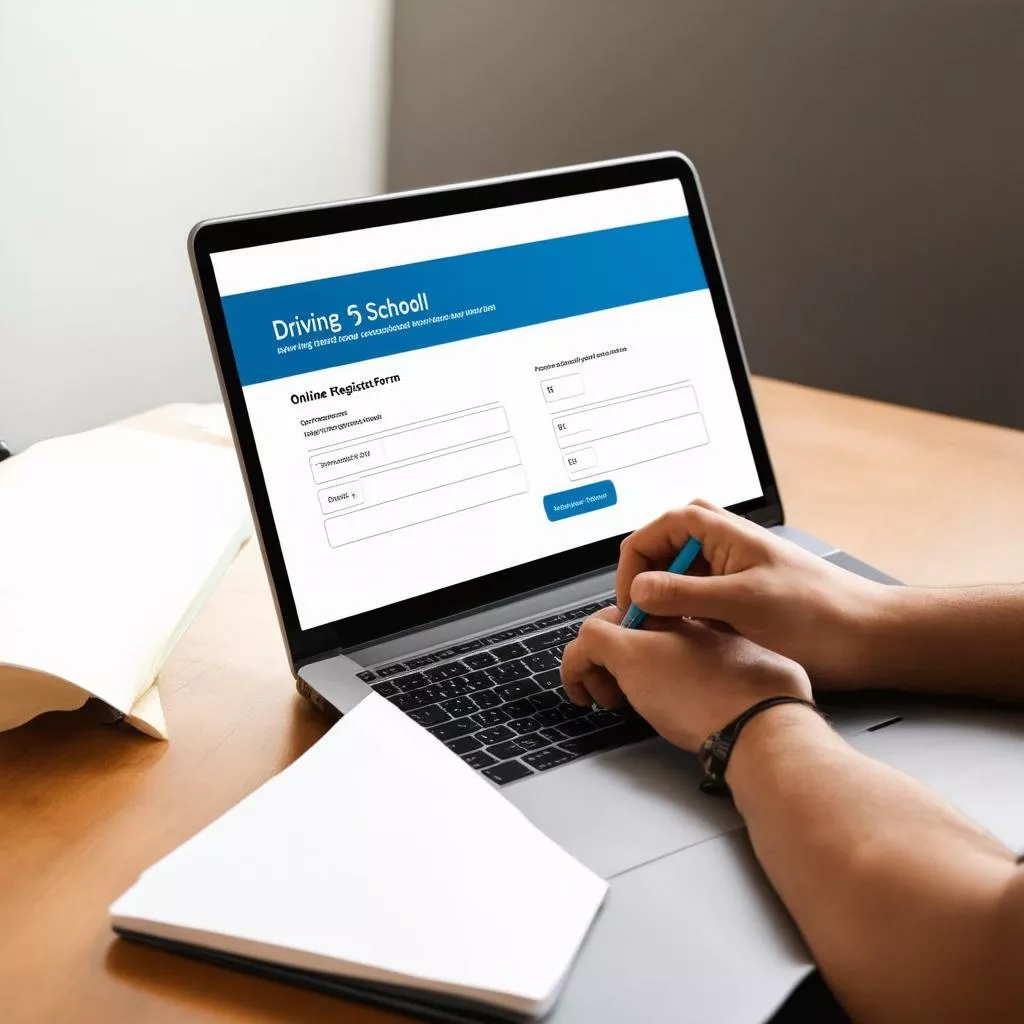 Online driving school registration