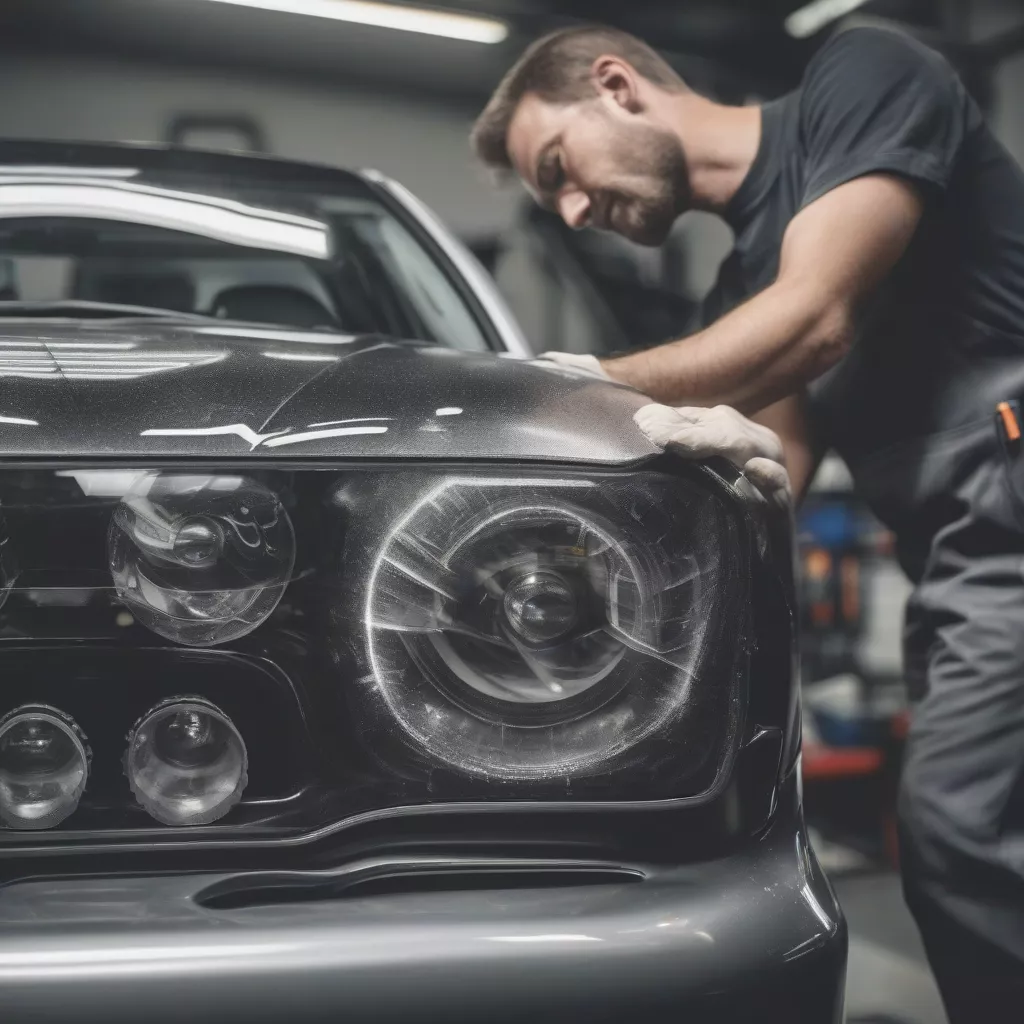 Affordable headlight polishing service