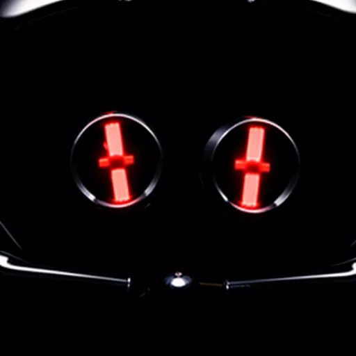 Motorcycle ABS warning light