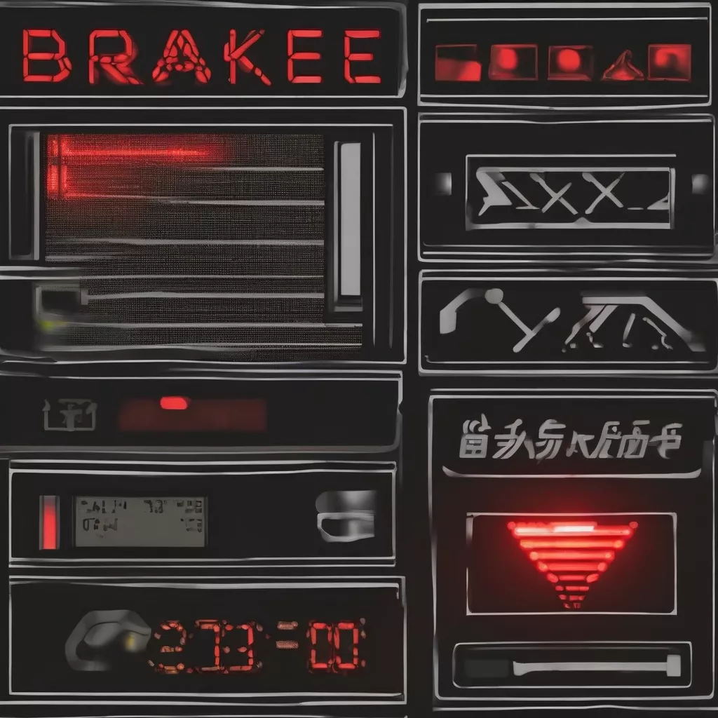 Luz de travão acesa