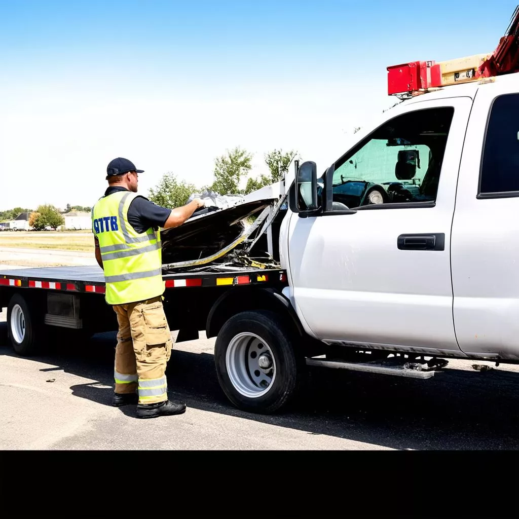 Truck towing services