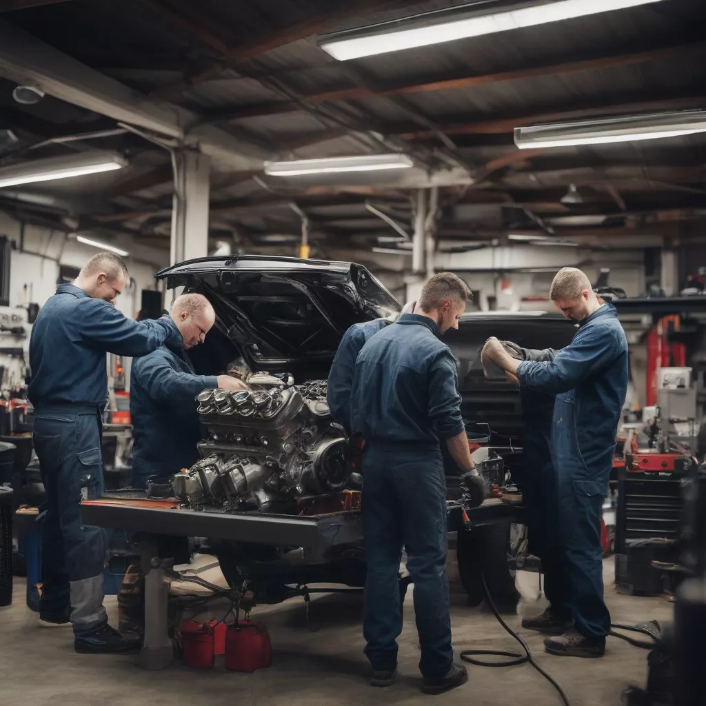 Serviço de reparação de camiões