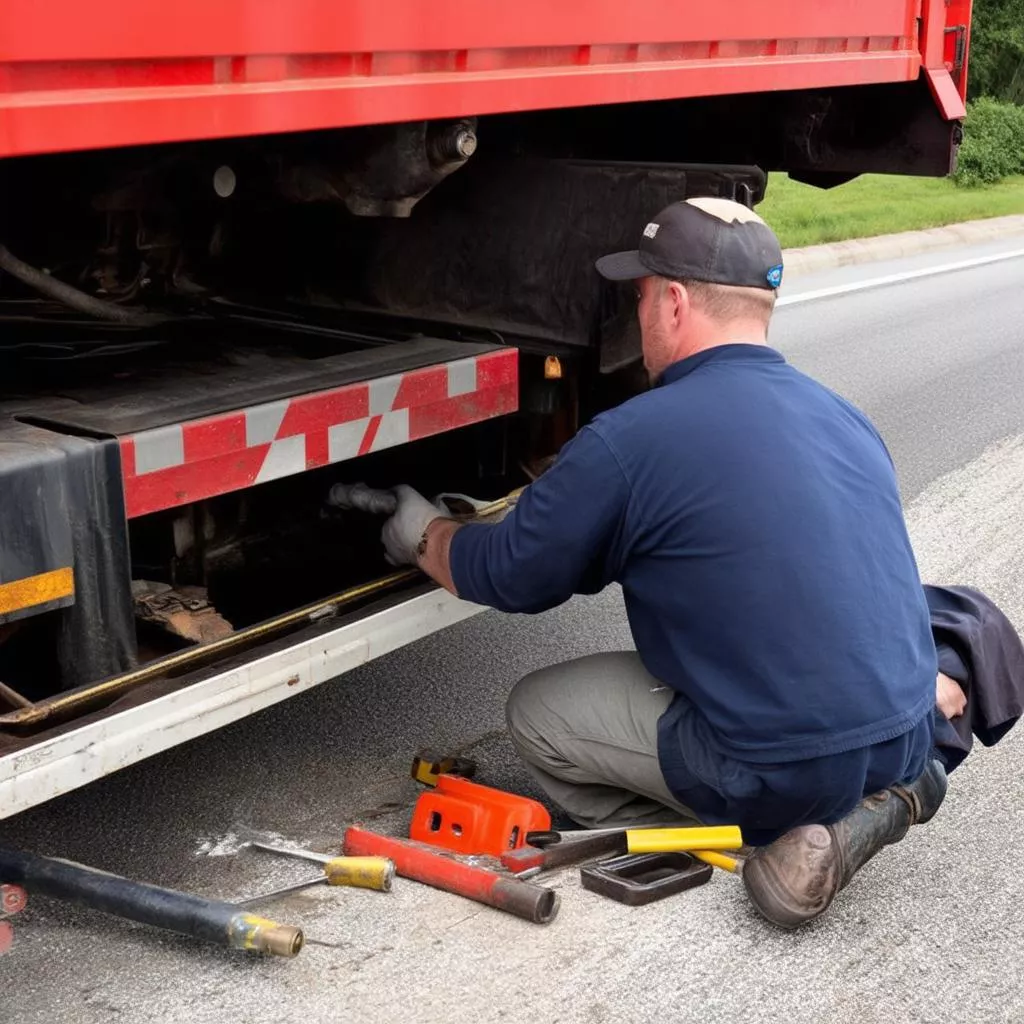 Dịch vụ sửa chữa xe tải lưu động