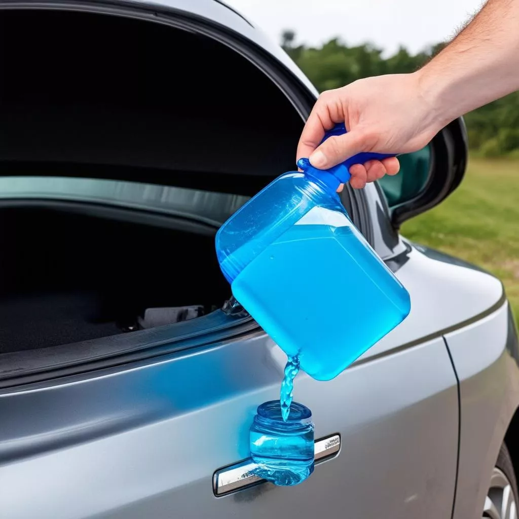 Chỗ Đổ Nước Rửa Kính Cho Ô Tô: Bí Mật Giúp Tầm Nhìn Luôn Sáng Trong