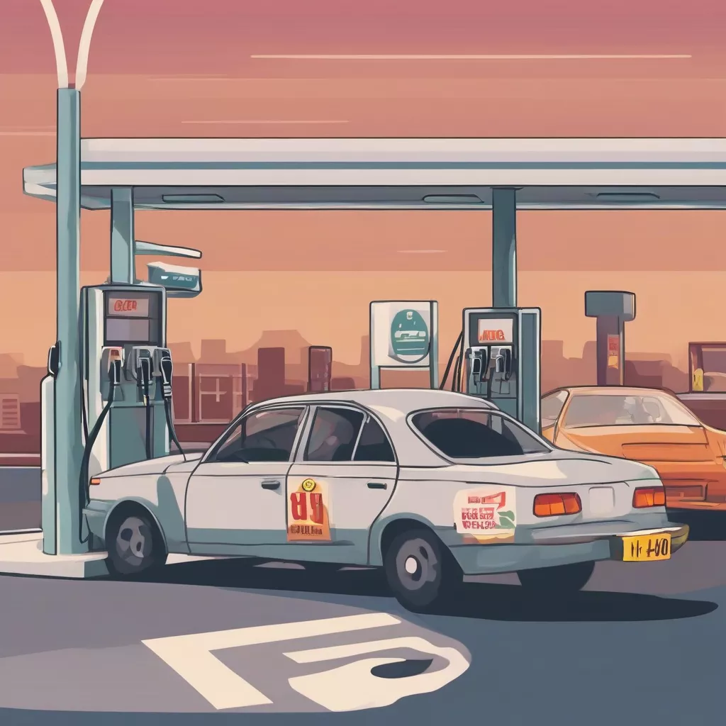 Rifornimento carburante auto