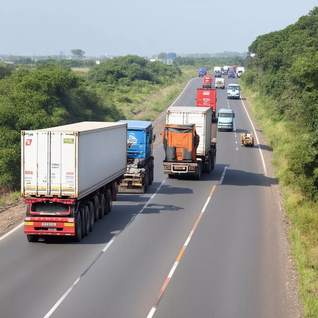 Đoàn Xe Ô Tô Vận Chuyển 145 Tấn Hàng: Bài Toán Hậu Cần & Giải Pháp Tối Ưu