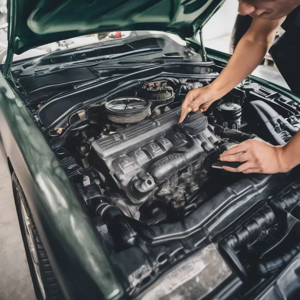 Đọc số máy xe ô tô - kiểm tra