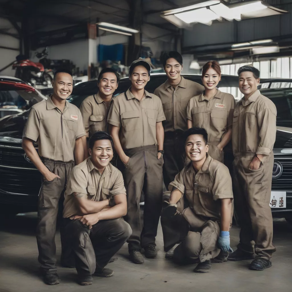 Chien Thang Auto Repair Technicians
