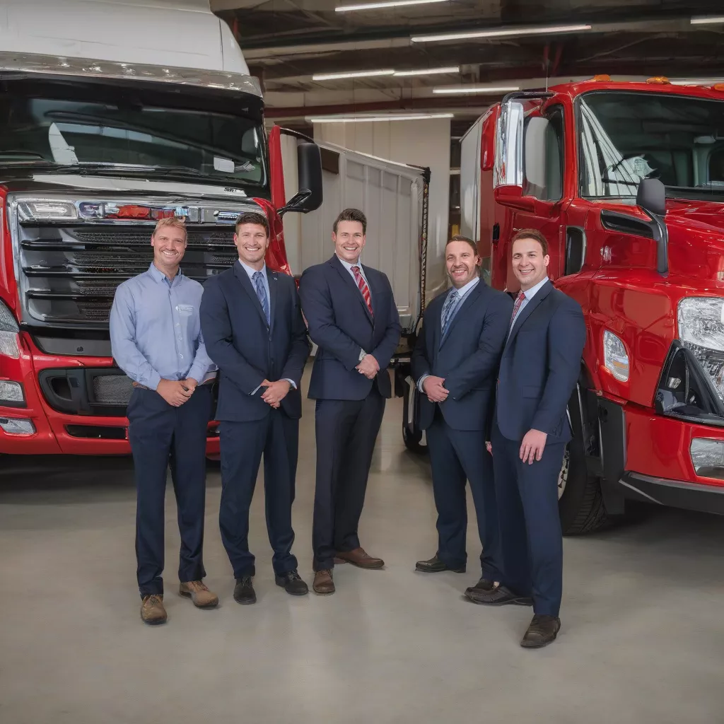 Đội ngũ nhân viên kinh doanh xe tải