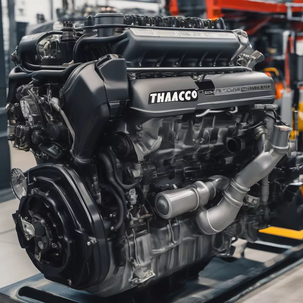 Động cơ xe tải Thaco Auman 4 chân