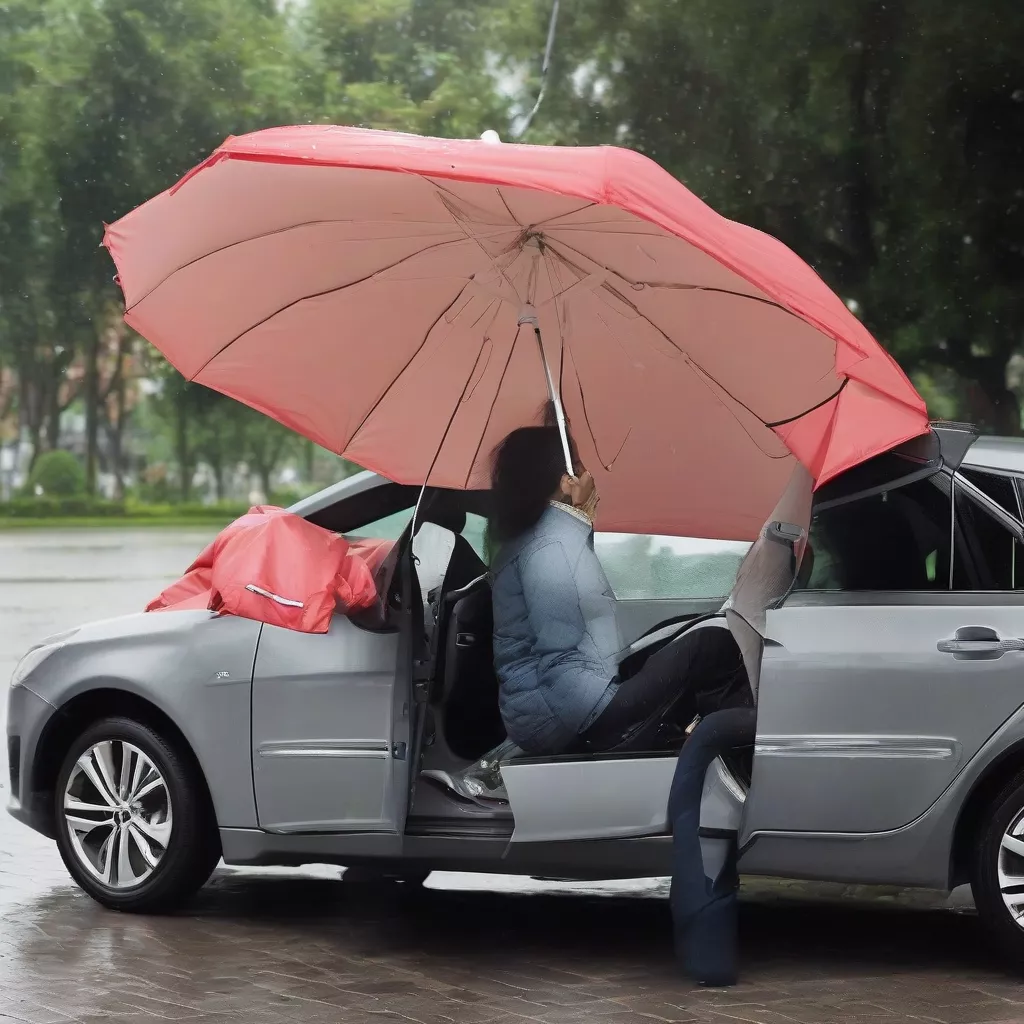 Parapluie inversé pour voiture : l'accessoire indispensable