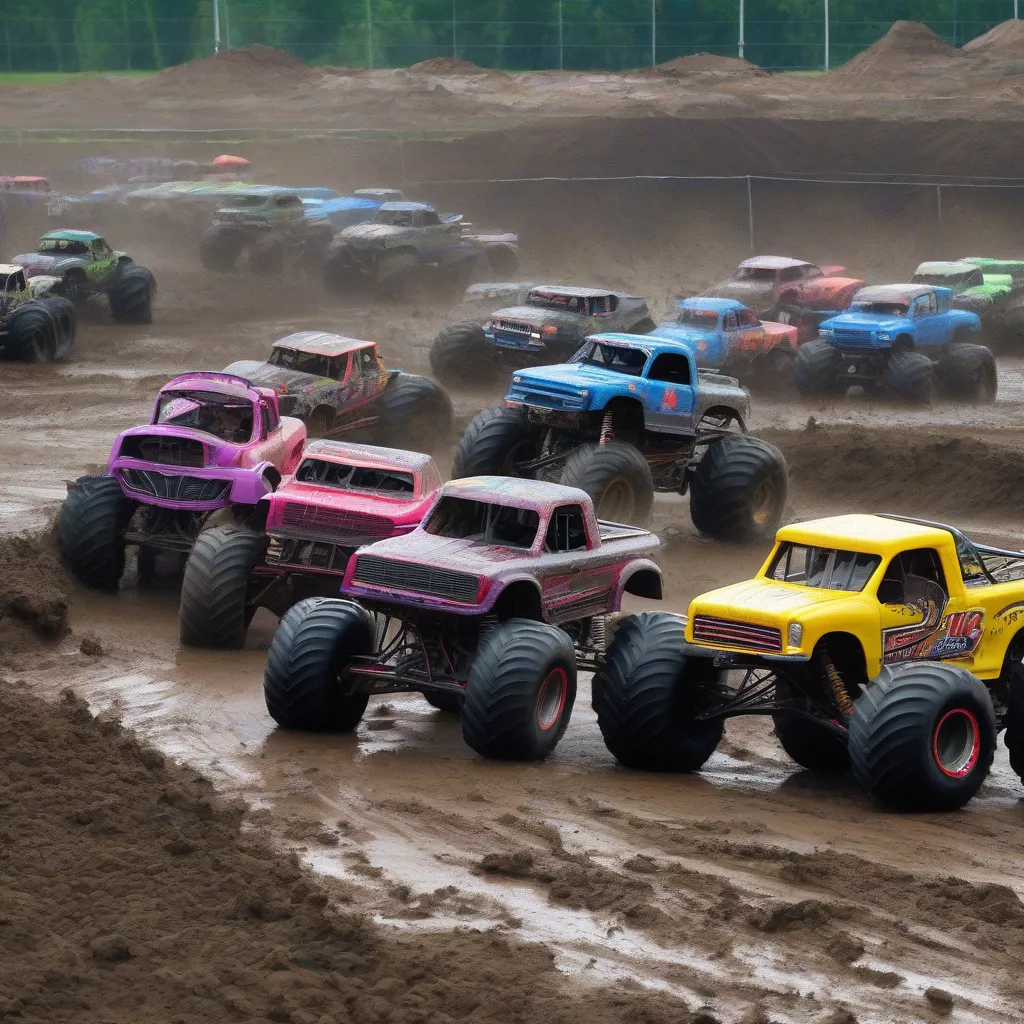 ऑफ-रोड ट्रक रेसिंग