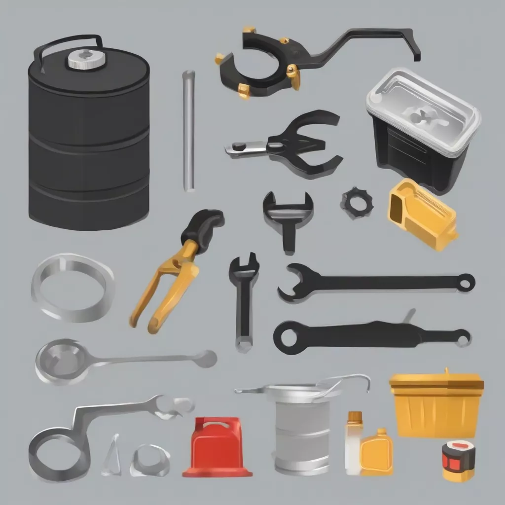 Truck oil change tools