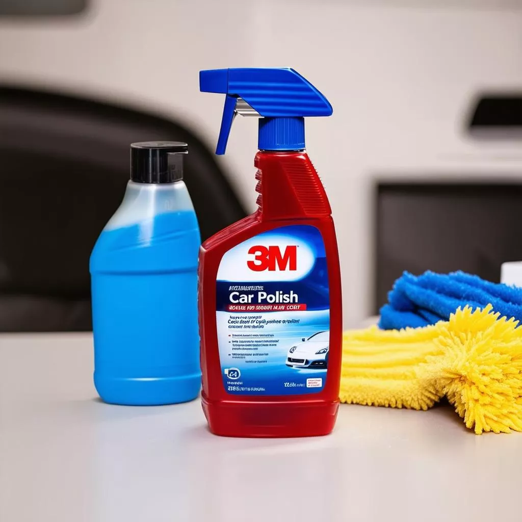 3M car polish bottle