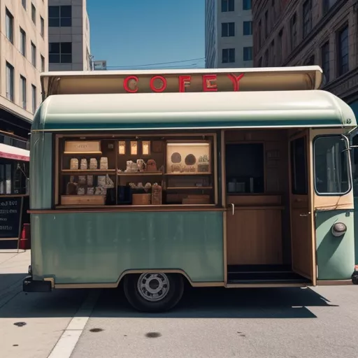 Foodtruck mit Kaffeeverkauf