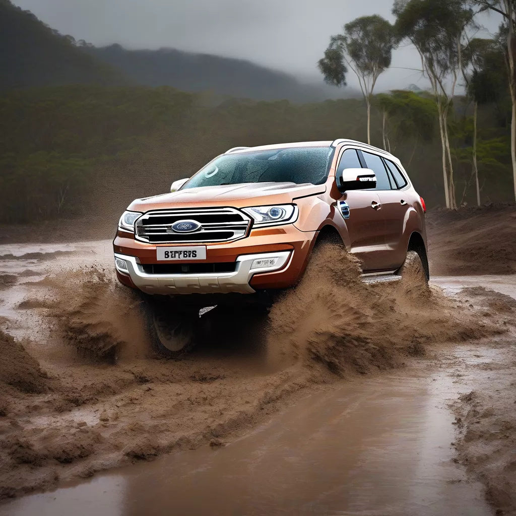 Ford Everest chinh phục địa hình offroad hiểm trở