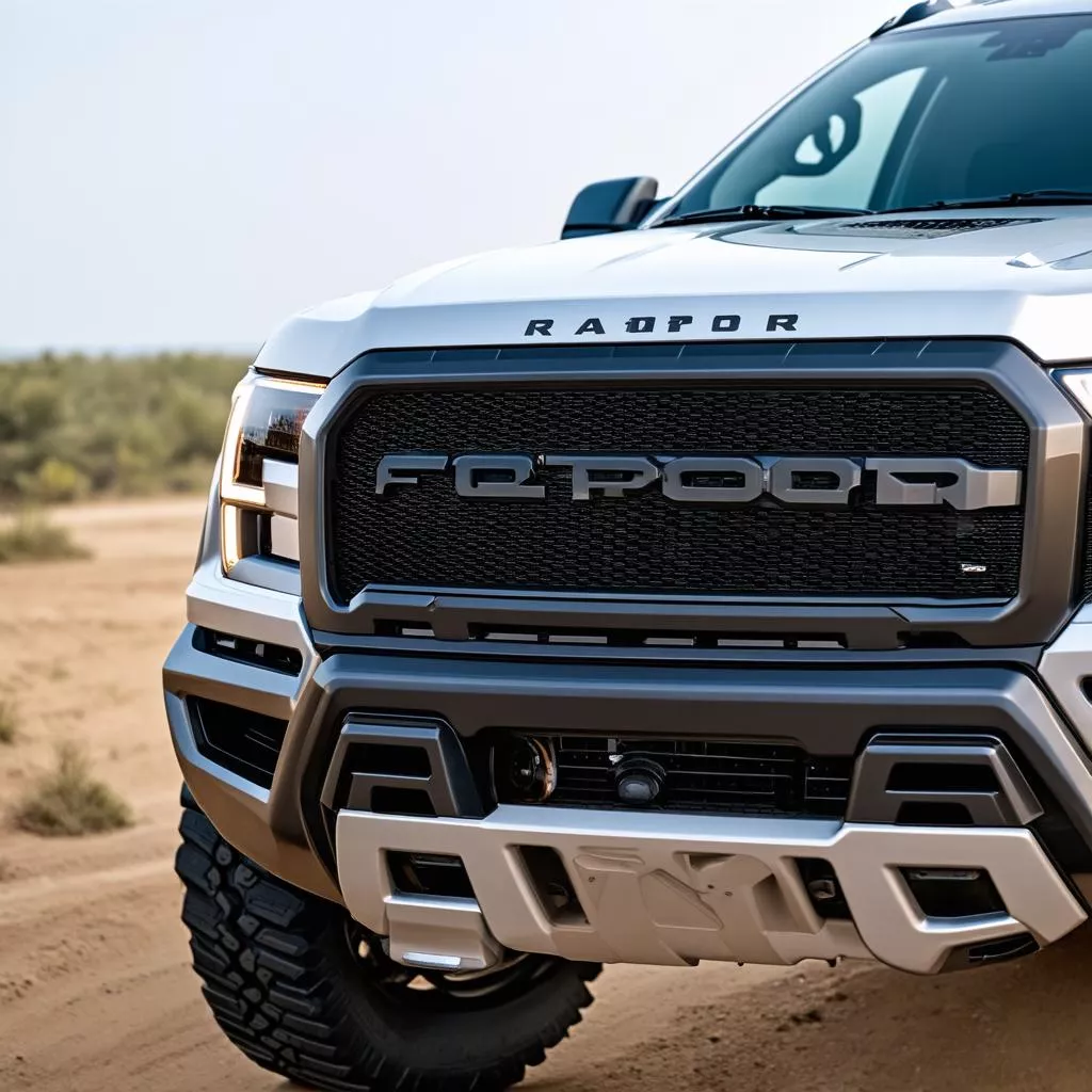 Ford Ranger Raptor su terreno roccioso
